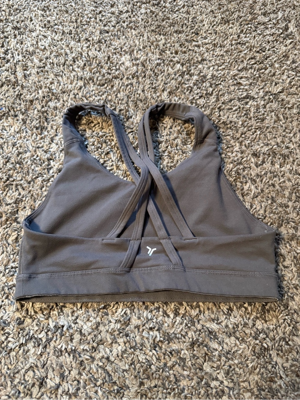 Old Navy Charcoal High-Neck Sports Bralette - Picture 2 of 3